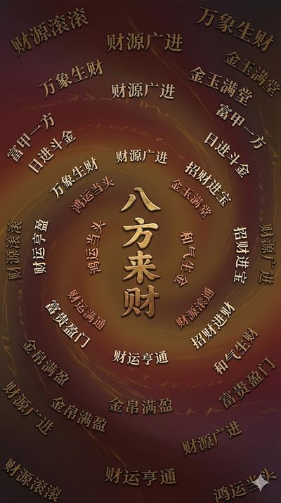 财神爷招财进宝壁纸